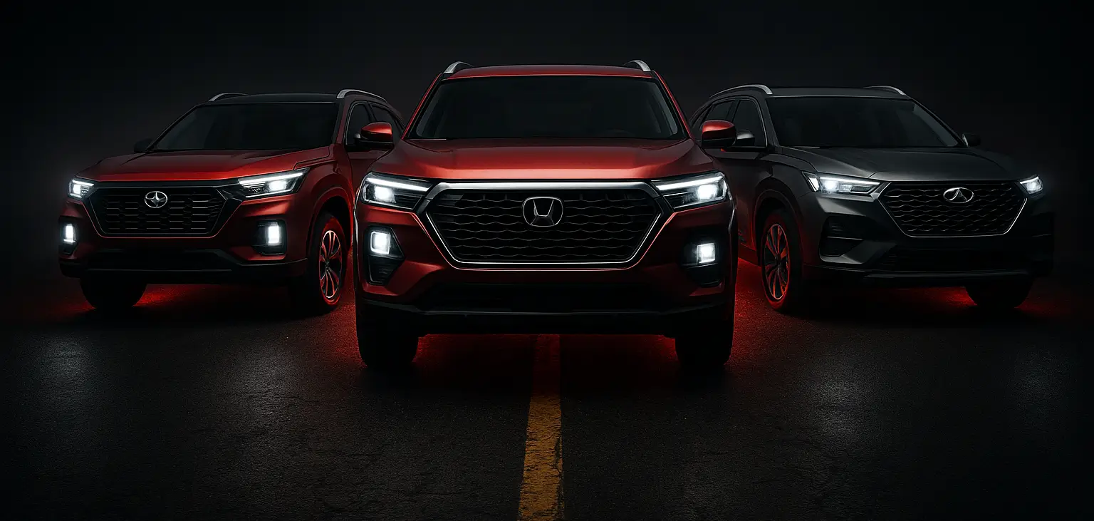 تصویر سه خودرو چینی هرو سکشن